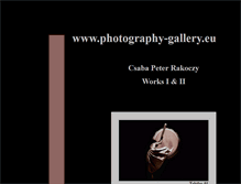 Tablet Screenshot of photography-gallery.eu